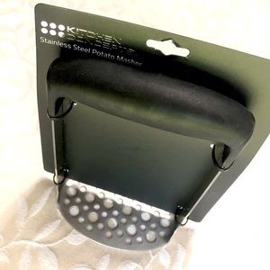 🆕 Kitchen Concepts Potato Masher Stainless Steel Hand Held Fruit Vegetable NEW